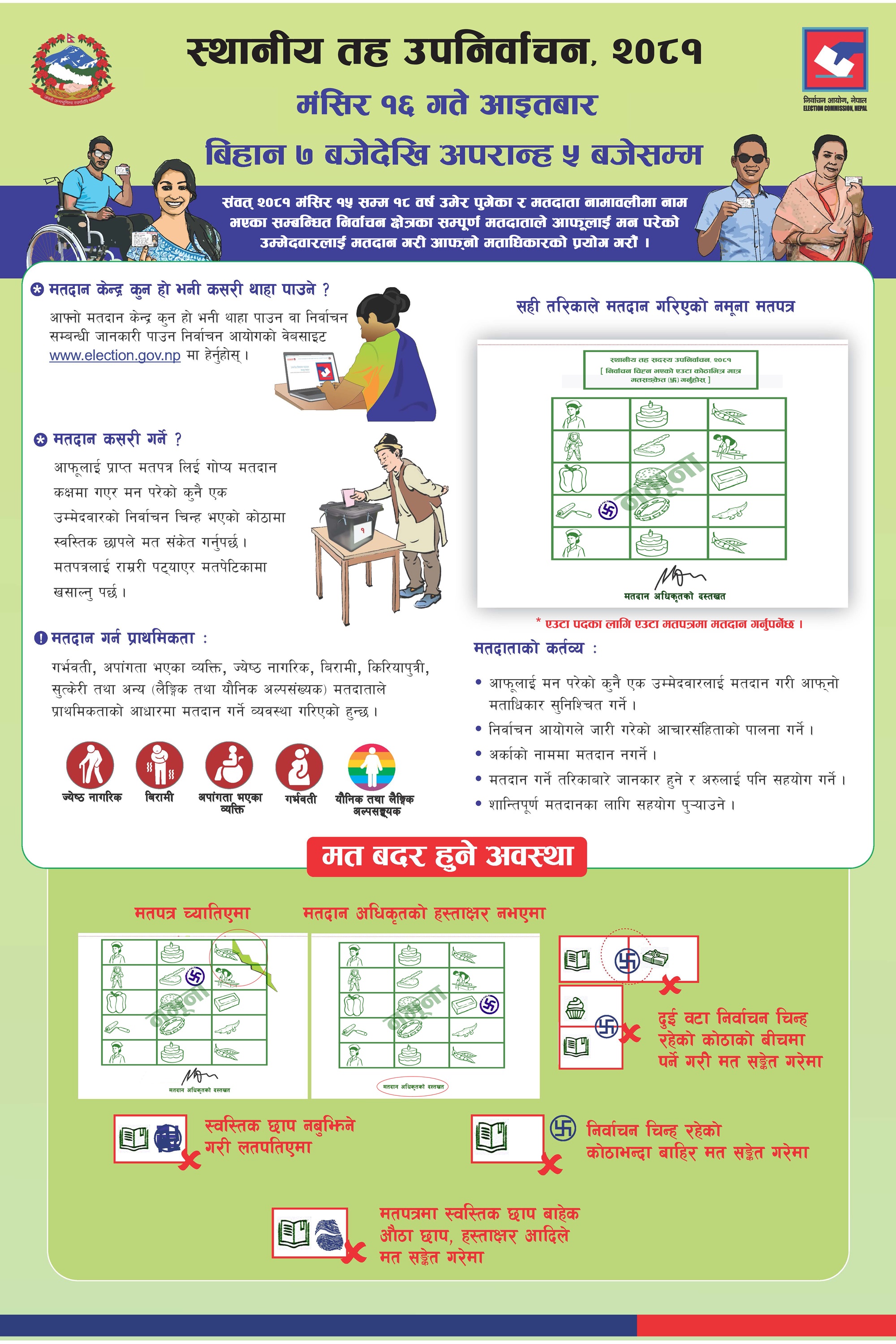 भोली हुने स्थानिय तहको उपनिर्वाचनको सम्पुर्ण तयारी पुराः निर्वाचन आयोग 