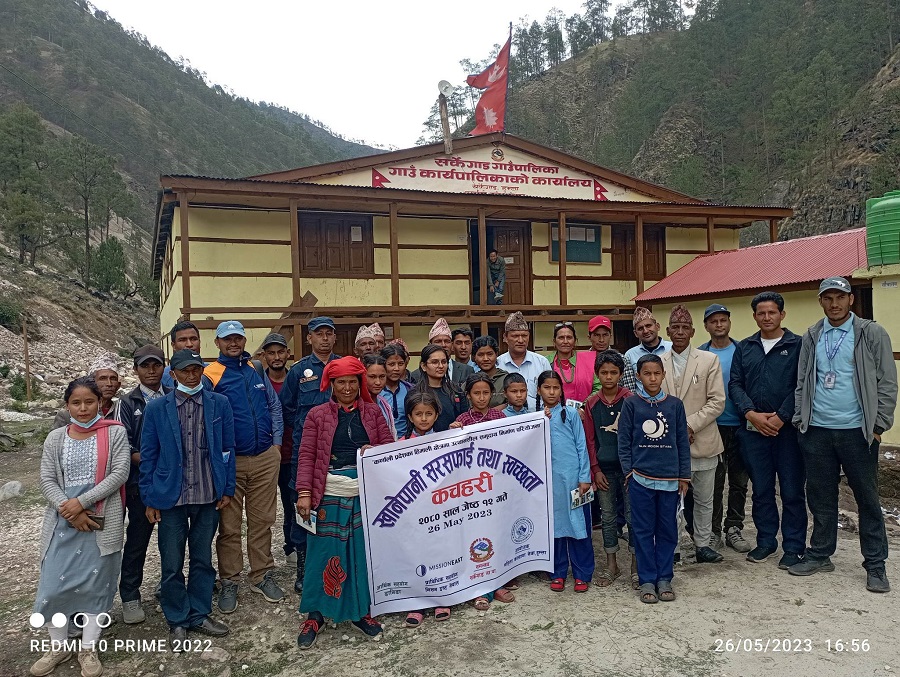 सर्केगाडमा सरसफाई सम्बन्धि कचहरी सम्पन्न