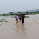 सप्तरीको तिलाठीमा ५० भन्दा बढी घर डुबानमा