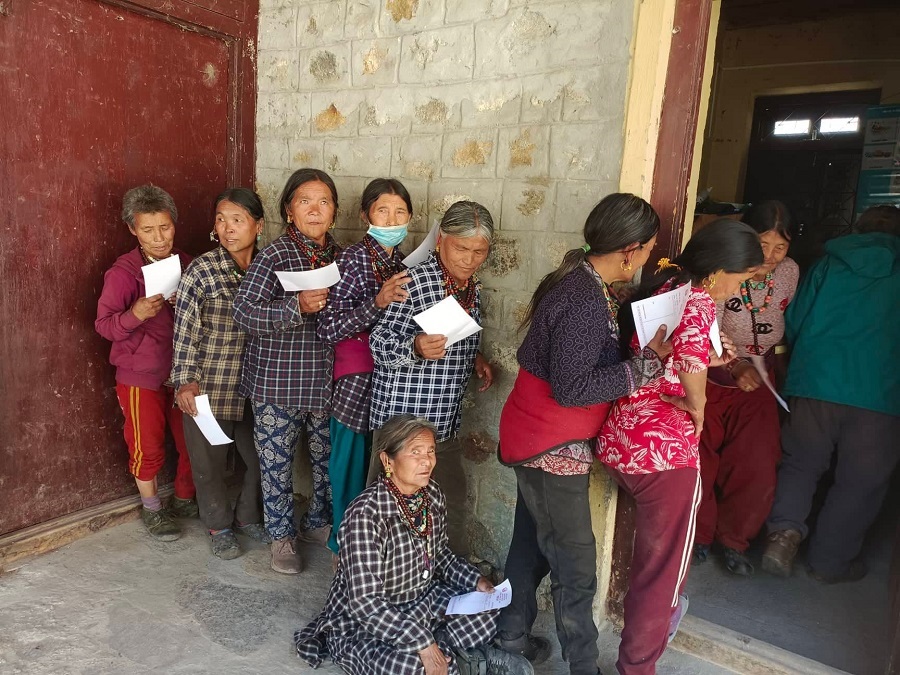 हेप्कामा आयोजित आयुर्वेद स्वास्थ्य शिविरमार्फत ३ सय ६० जना लावाम्भित 