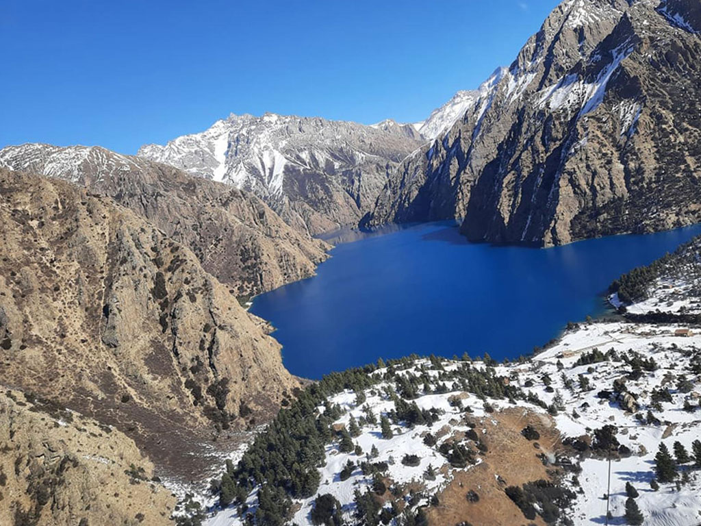 काठेपुलले जोडिँदै शे-फोक्सुण्डो ताल