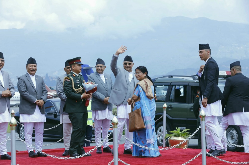 अमेरिका भ्रमण पूरा गरेर प्रधानमन्त्री ओली आज स्वदेश फर्कँदै